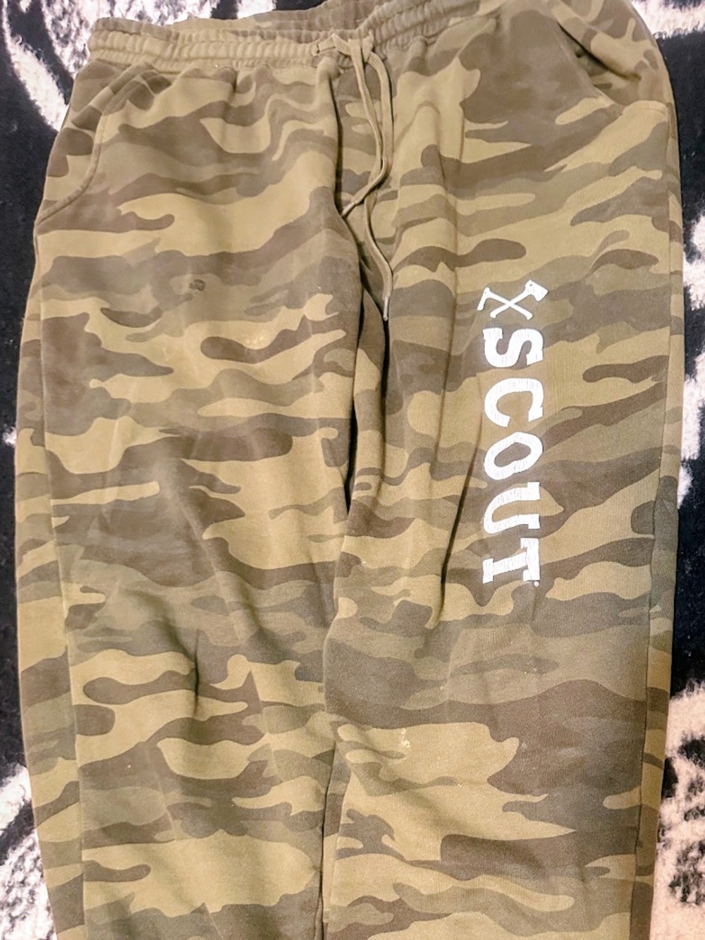 Scout camo sweatpants